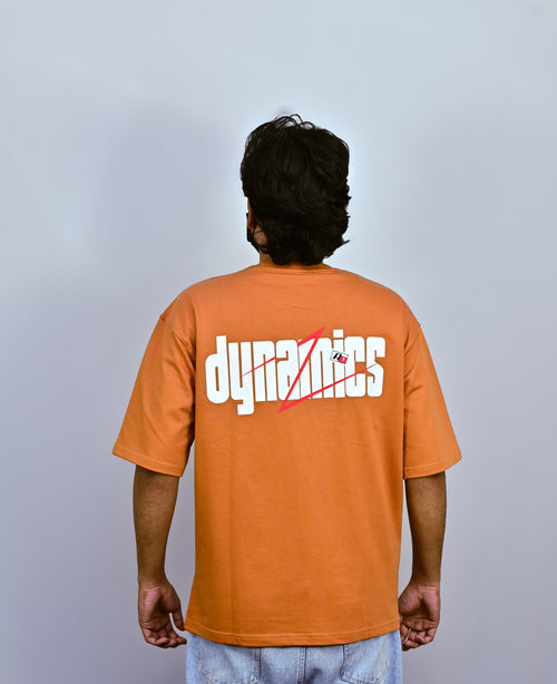 Burnt Orange Unisex Oversized Drop Shoulder t-shirt