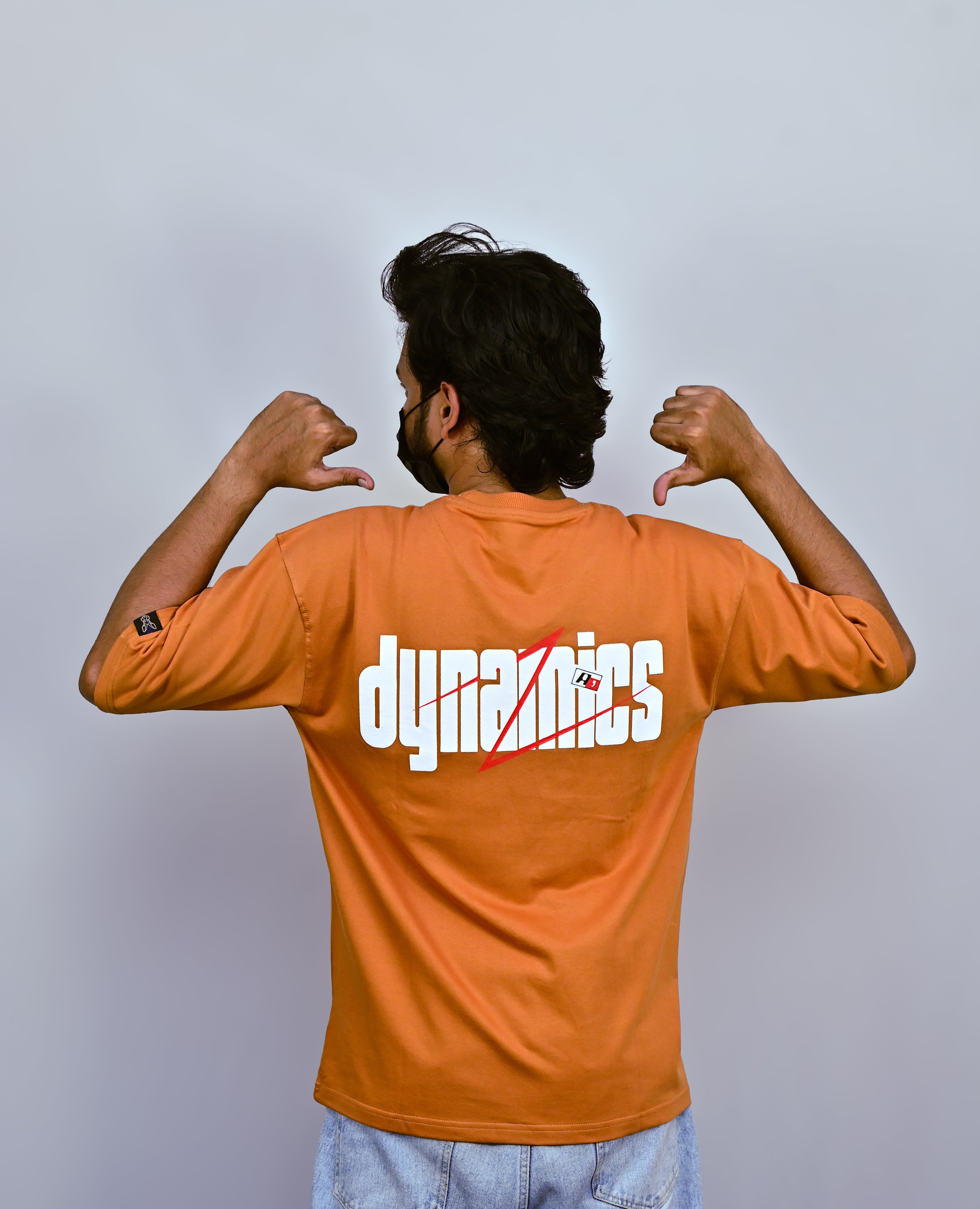 Burnt Orange Unisex Oversized Drop Shoulder t-shirt