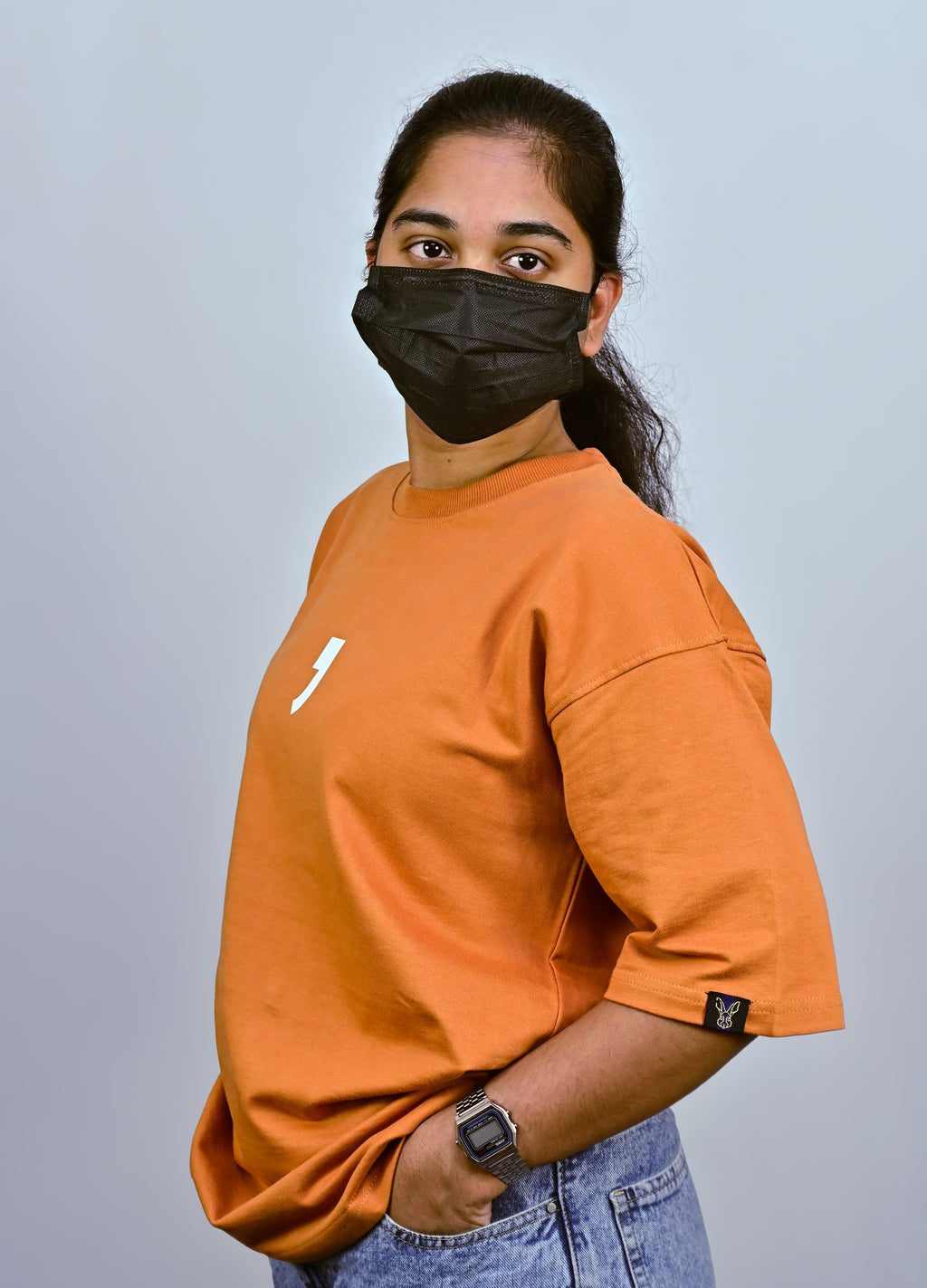 Burnt Orange Unisex Oversized Drop Shoulder t-shirt