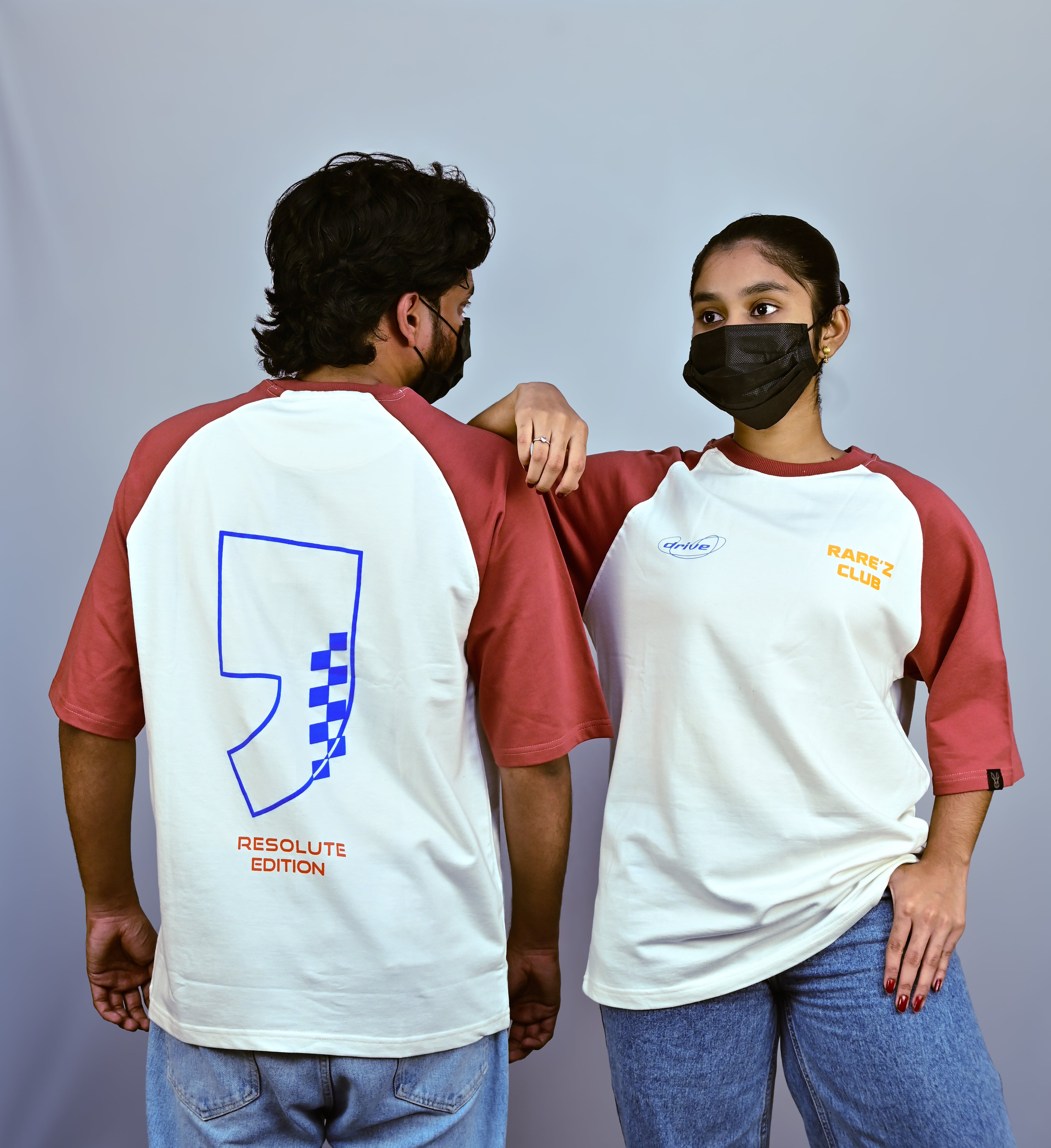 Raglan Sleeve Unisex Oversized Drop Shoulder t-shirt