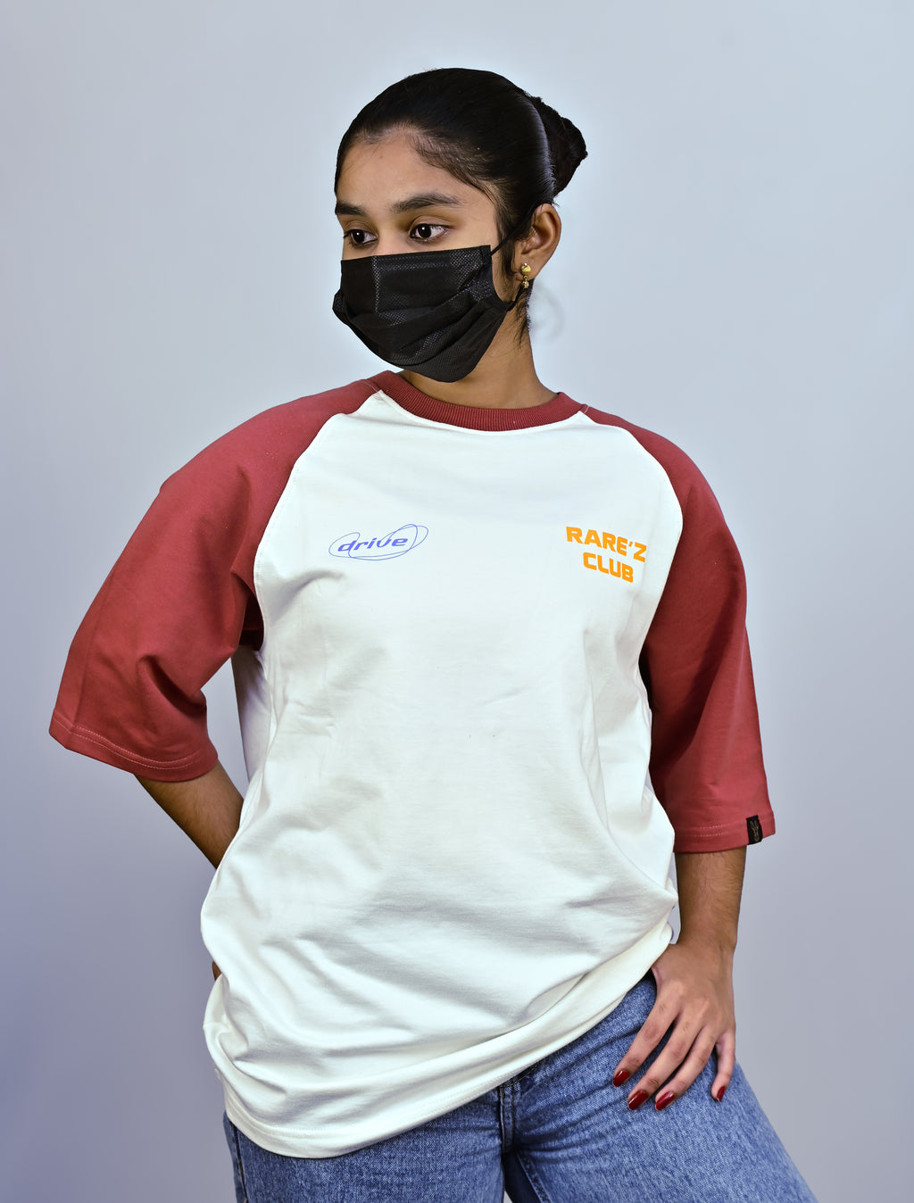 Raglan Sleeve Unisex Oversized Drop Shoulder t-shirt