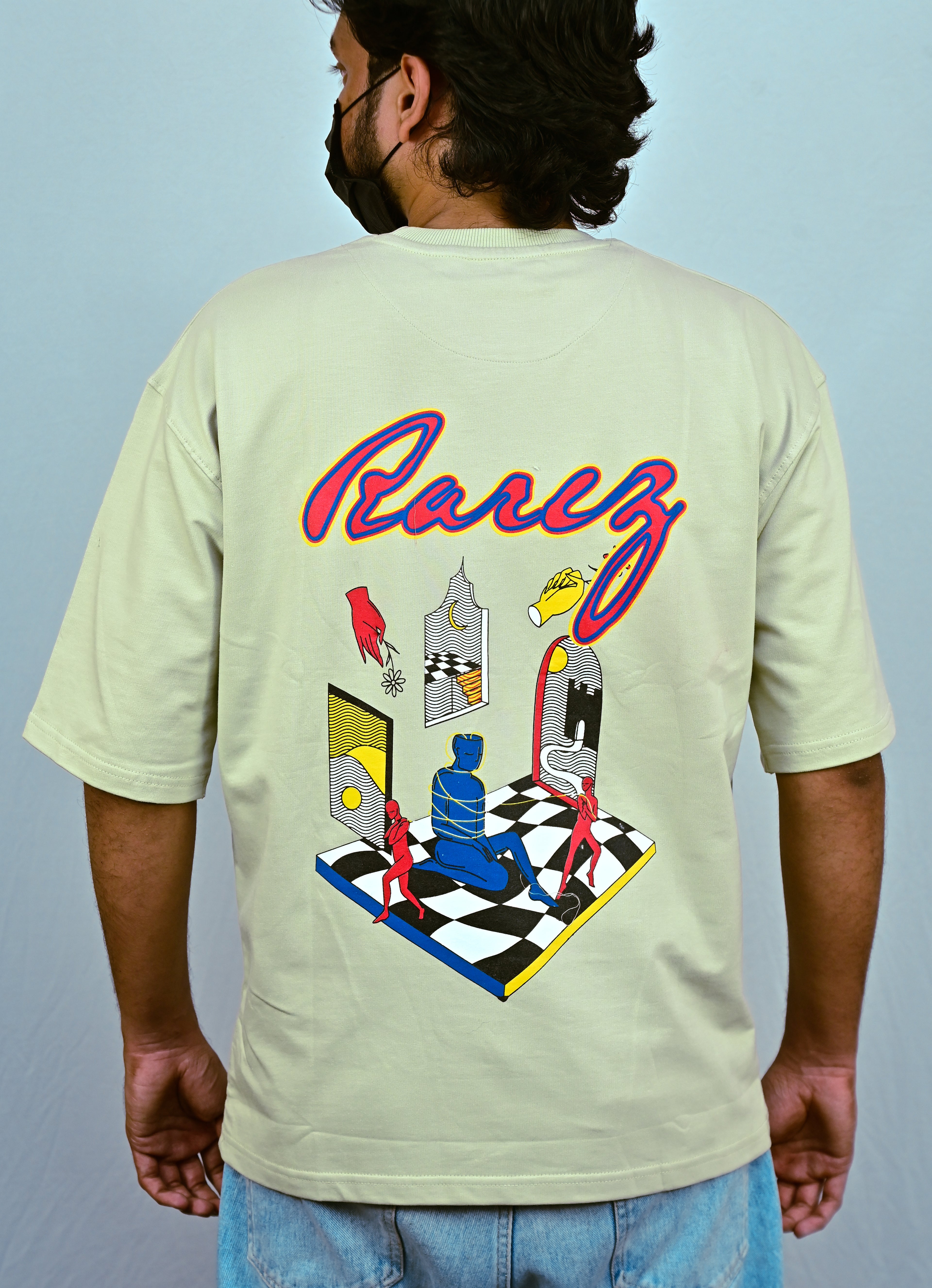 Pistachio Unisex Oversized Drop Shoulder t-shirt