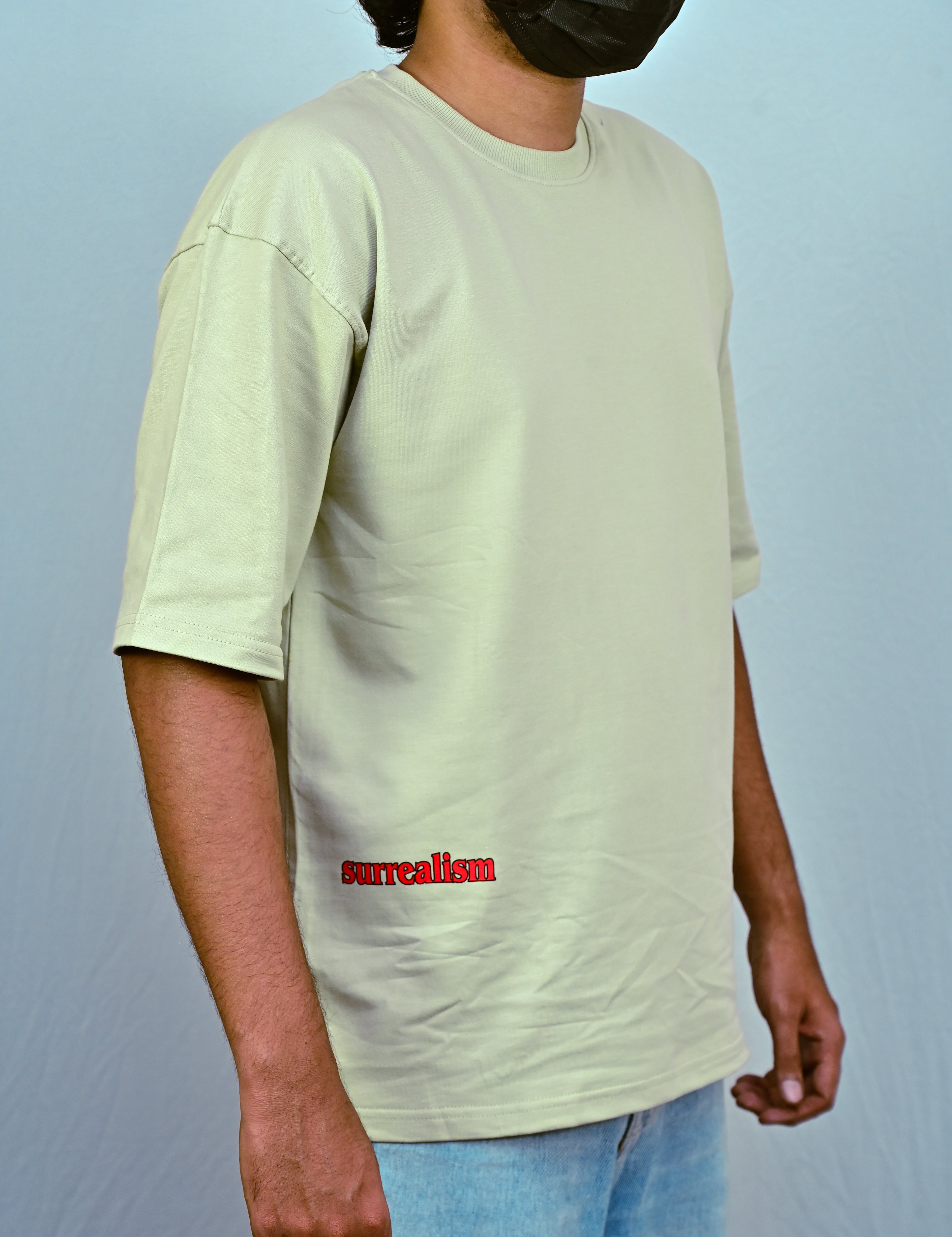 Pistachio Unisex Oversized Drop Shoulder t-shirt