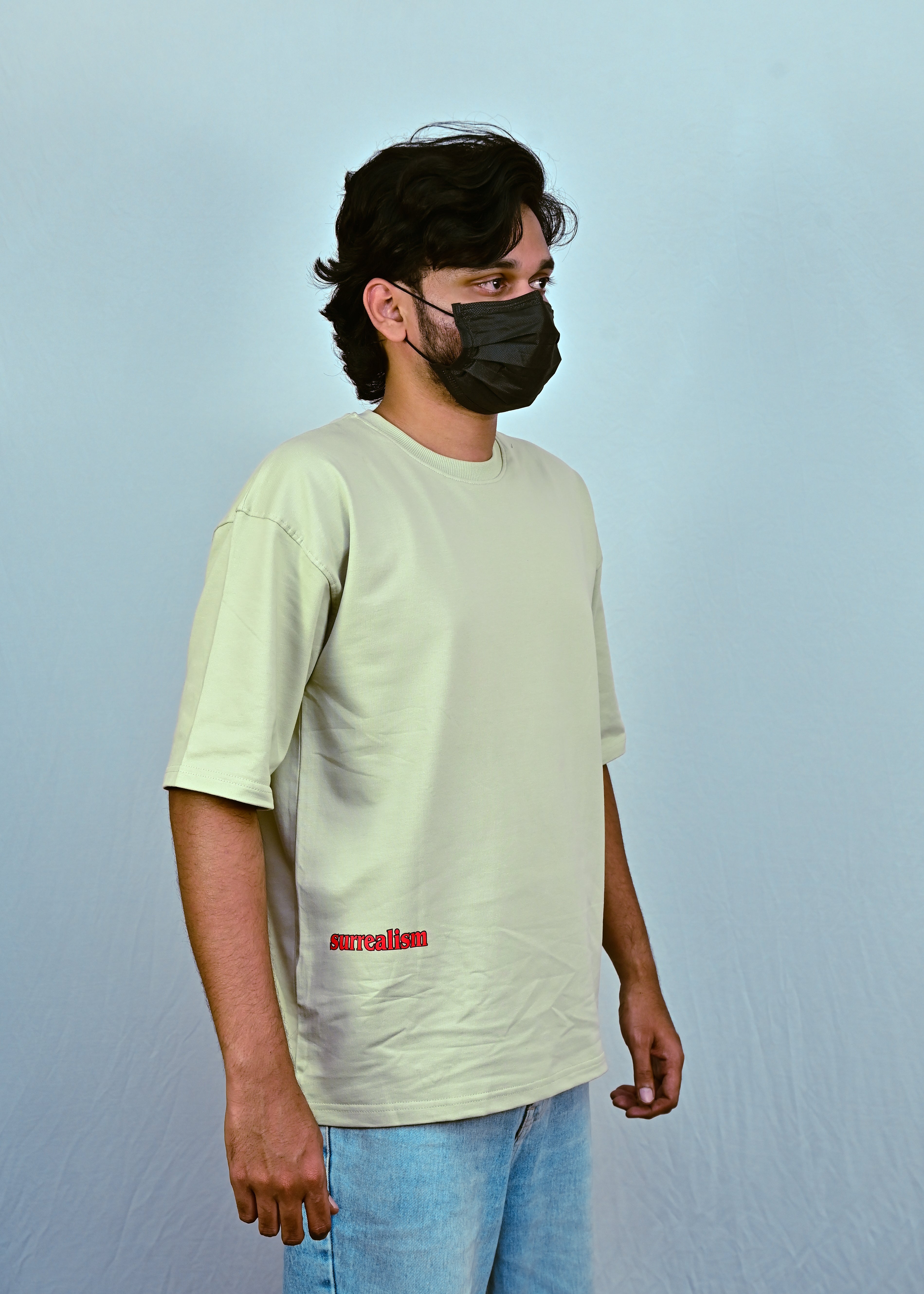 Pistachio Unisex Oversized Drop Shoulder t-shirt