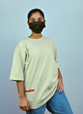 Pistachio Unisex Oversized Drop Shoulder t-shirt