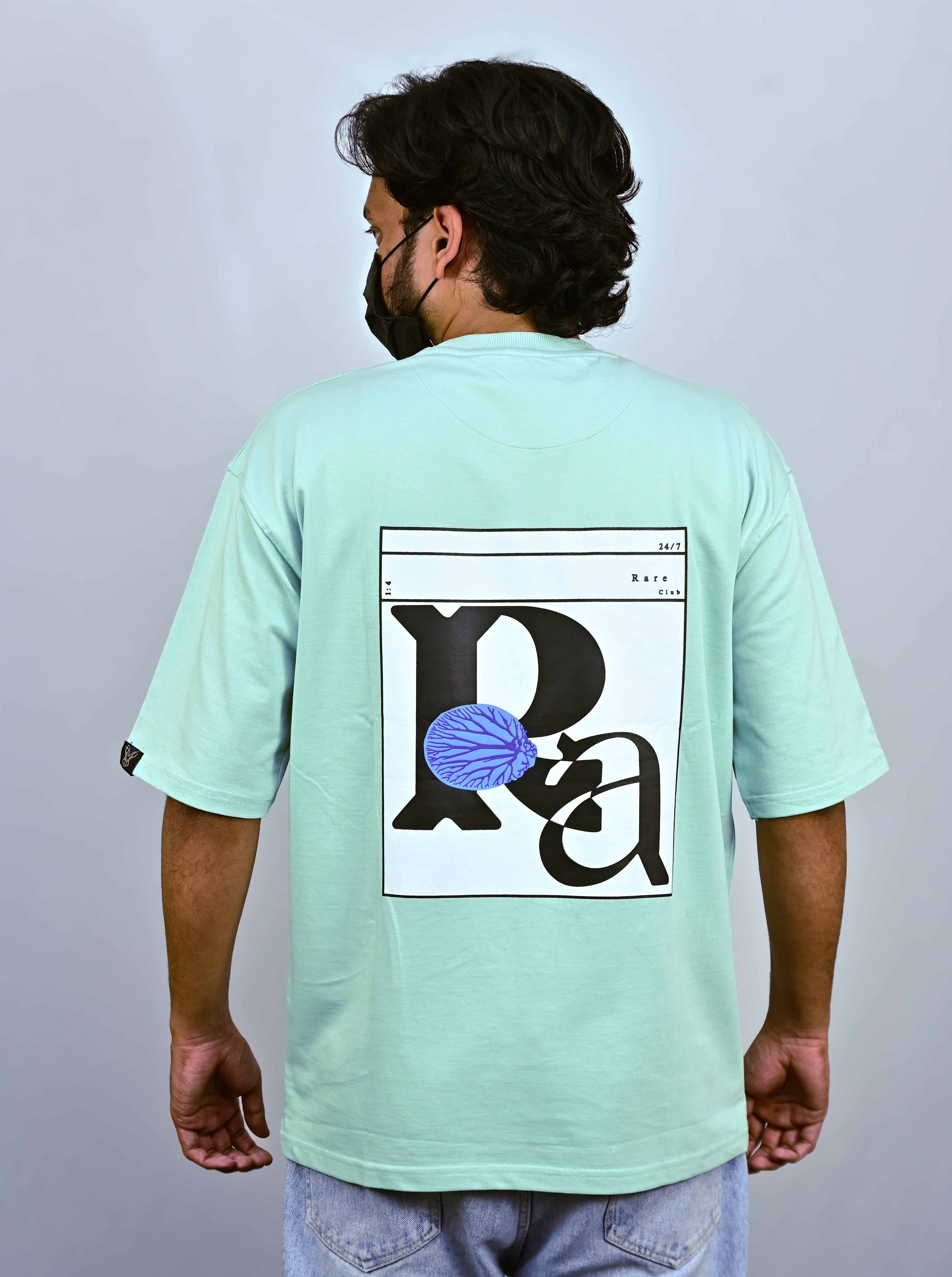 Mint Green Unisex Oversized Drop Shoulder t-shirt